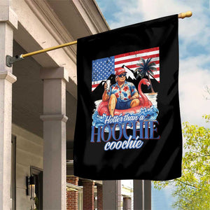 Funny Trump Beer Summer Vibes Garden Flag Hotter Than A Hoochie Trump Coochie TS11 Print Your Wear