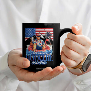 Funny Trump Beer Summer Vibes Coffee Mug Hotter Than A Hoochie Trump Coochie TS11 Print Your Wear