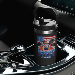 Funny Trump Beer Summer Vibes Flip Straw Tumbler Hotter Than A Hoochie Trump Coochie TS11 Print Your Wear