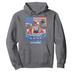 Funny Trump Beer Summer Vibes Hoodie Hotter Than A Hoochie Trump Coochie TS11 Charcoal Print Your Wear