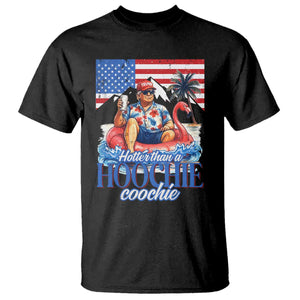 Funny Trump Beer Summer Vibes T Shirt Hotter Than A Hoochie Trump Coochie TS11 Black Print Your Wear
