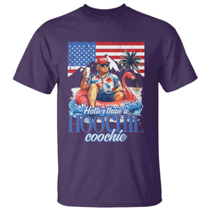 Funny Trump Beer Summer Vibes T Shirt Hotter Than A Hoochie Trump Coochie TS11 Purple Print Your Wear