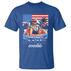 Funny Trump Beer Summer Vibes T Shirt Hotter Than A Hoochie Trump Coochie TS11 Royal Blue Print Your Wear