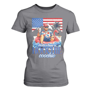 Funny Trump Beer Summer Vibes T Shirt For Women Hotter Than A Hoochie Trump Coochie TS11 Charcoal Print Your Wear