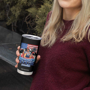 Funny Trump Beer Summer Vibes Tumbler Cup Hotter Than A Hoochie Trump Coochie TS11 Print Your Wear