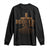 Rooted In Christ Long Sleeve Shirt Vintage Jesus Christian Cross Bible Verse TS11 Black Print Your Wear