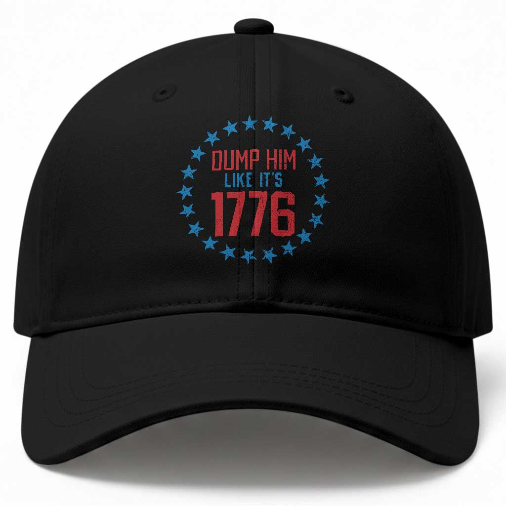 Funny Dump Him Like It's 1776 Baseball Cap Stars Political Sattire TS11 Print Your Wear