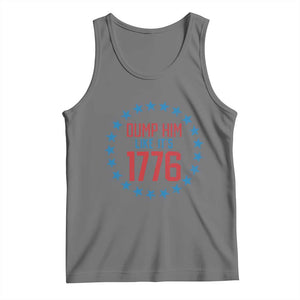 Funny Dump Him Like It's 1776 Tank Top Stars Political Sattire TS11 Black Heather Print Your Wear