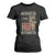 The First Amendment Defines Us The Second Defend Us T Shirt For Women Vintage American Flag TS11 Black Print Your Wear