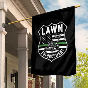 Funny Lawn Enforcement Garden Flag Gardening Lawn Mower American Flag TS11 Print Your Wear