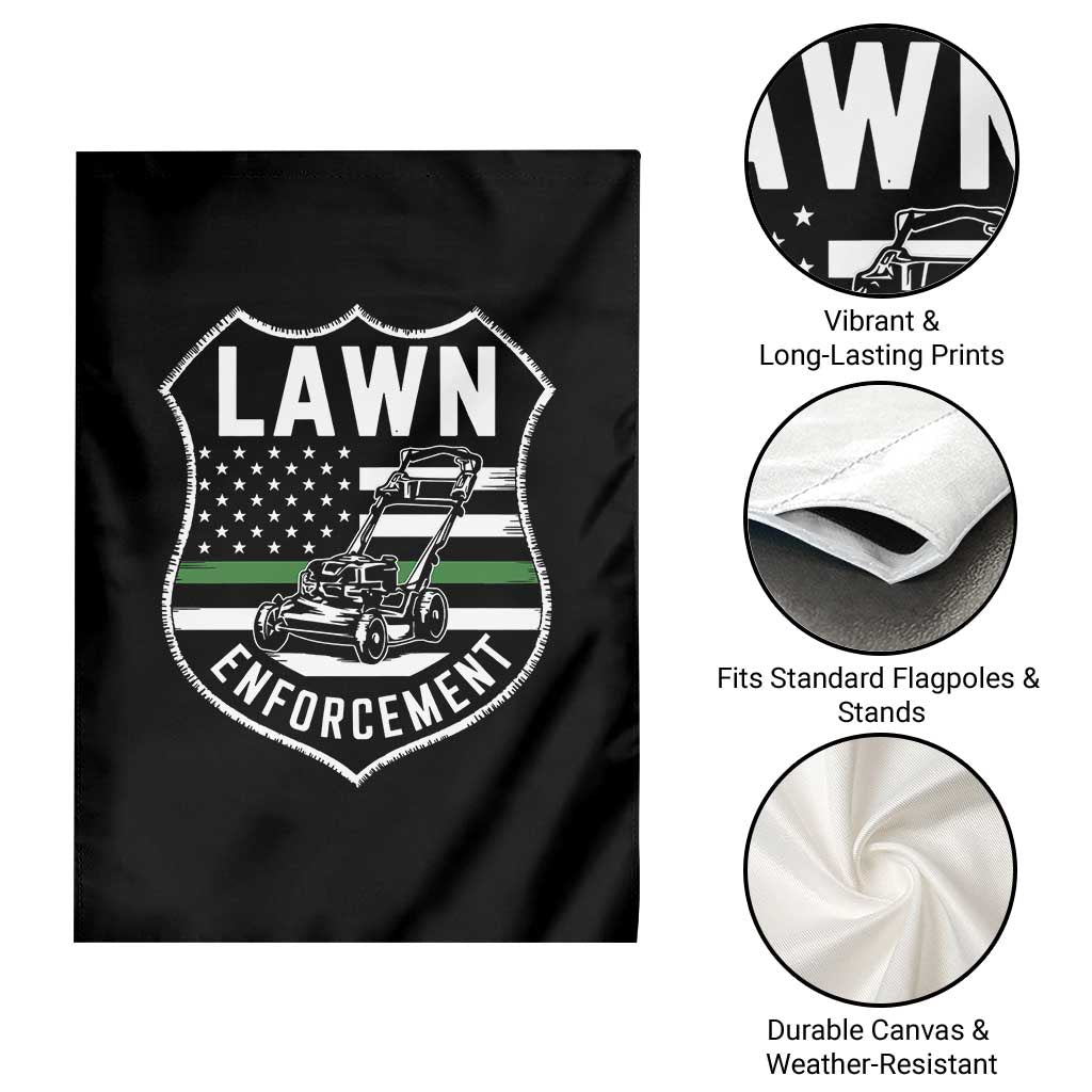 Funny Lawn Enforcement Garden Flag Gardening Lawn Mower American Flag TS11 Print Your Wear