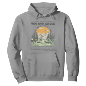 When A Foreigner Resides Among You In Your Land Do Not Mistreat Them Hoodie Bible Verse TS11 Sport Gray Print Your Wear
