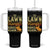Funny The Lawn Ranger Rides Again Tumbler With Handle Lawn Tractor Mowing Western Cowboy TS11 One Size: 40 oz Black Print Your Wear
