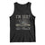Funny I Am Sexy And I Mow It Tank Top Gardening Lawn Mower American Flag Fathers Day TS11 Black Print Your Wear