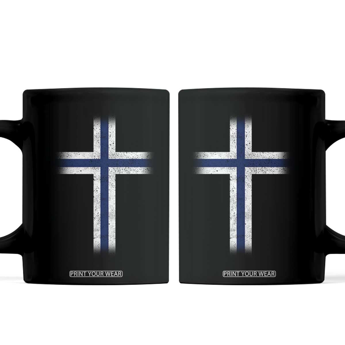 Norway Flag Distressed Nordic Symbol Norwegian Fans Coffee Mug