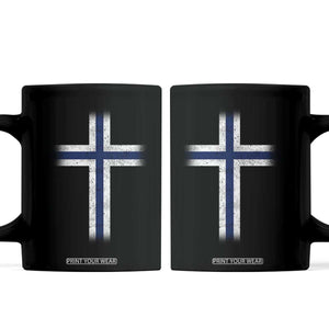 Norway Flag Distressed Nordic Symbol Norwegian Fans Coffee Mug