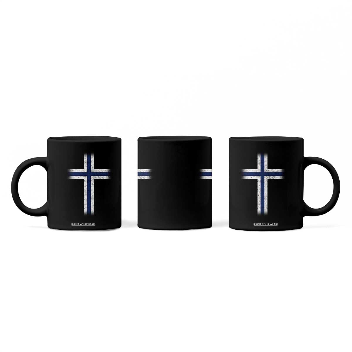 Norway Flag Distressed Nordic Symbol Norwegian Fans Coffee Mug