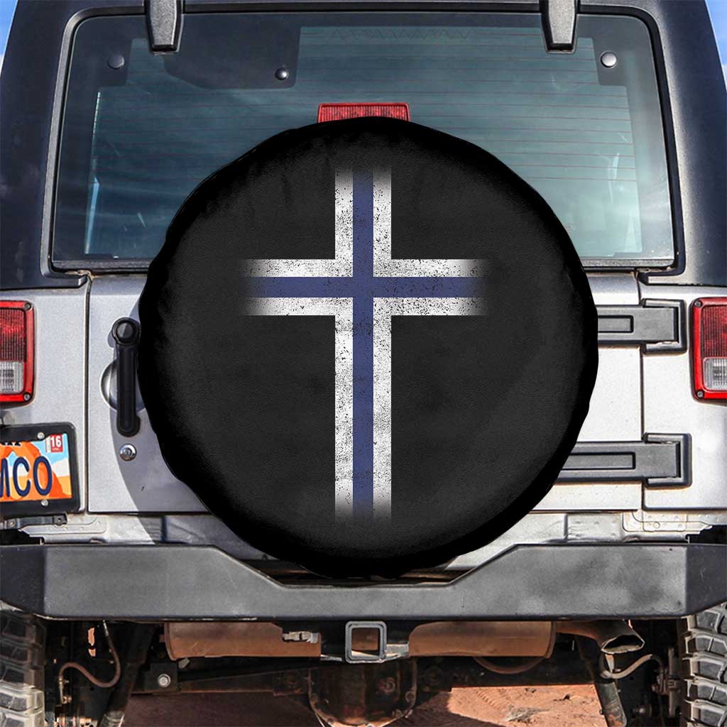 Norway Flag Distressed Nordic Symbol Norwegian Fans Spare Tire Cover TS11 No hole Black Print Your Wear
