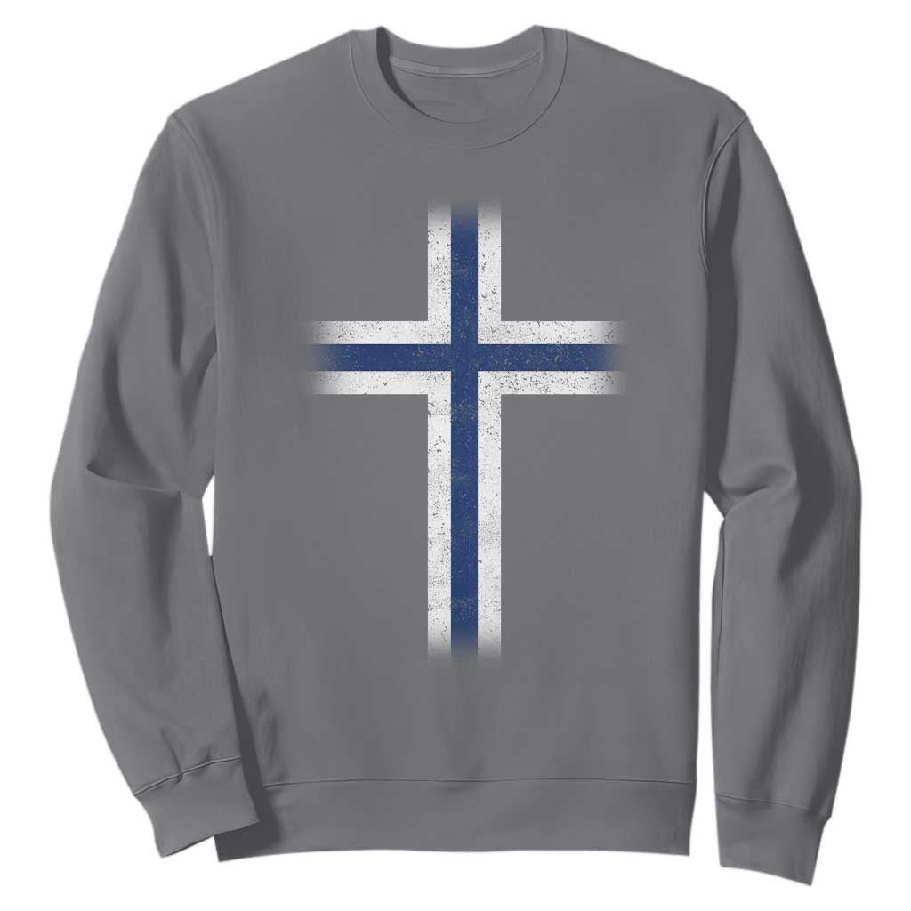 Norway Flag Distressed Nordic Symbol Norwegian Fans Sweatshirt