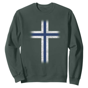 Norway Flag Distressed Nordic Symbol Norwegian Fans Sweatshirt