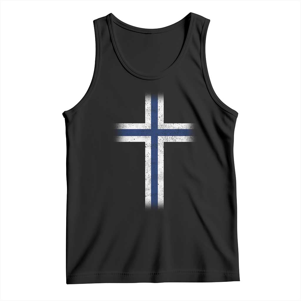 Norway Flag Distressed Nordic Symbol Norwegian Fans Tank Top TS11 Black Print Your Wear