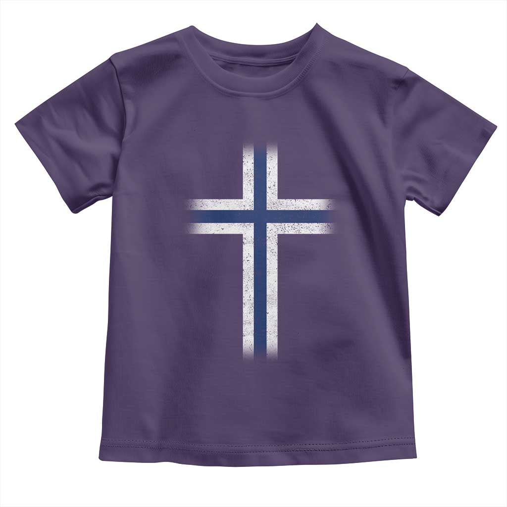 Norway Flag Distressed Nordic Symbol Norwegian Fans Toddler T Shirt