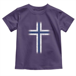 Norway Flag Distressed Nordic Symbol Norwegian Fans Toddler T Shirt