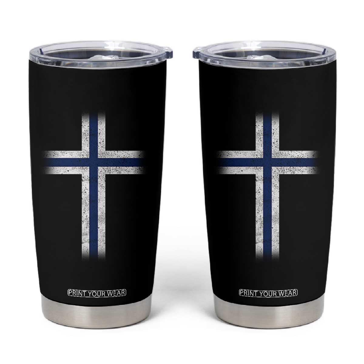 Norway Flag Distressed Nordic Symbol Norwegian Fans Tumbler Cup