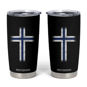 Norway Flag Distressed Nordic Symbol Norwegian Fans Tumbler Cup