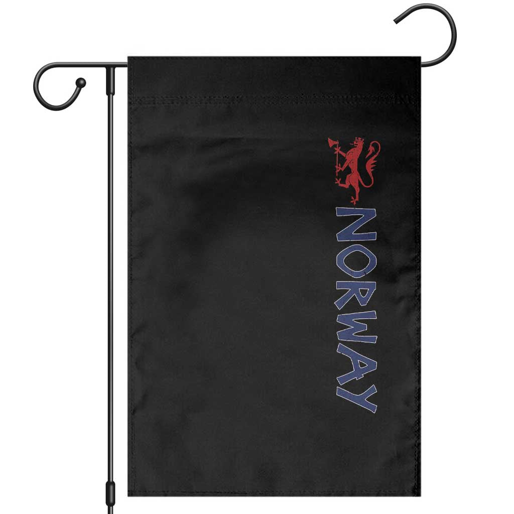 Norway Norwegian Lion Vintage Sports Design Norge Fan Garden Flag TS11 Black Print Your Wear