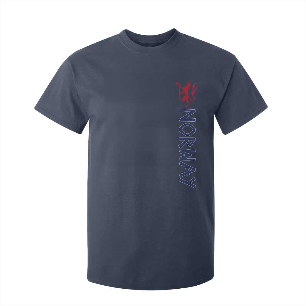 Norway Norwegian Lion Vintage Sports Design Norge Fan T Shirt For Kid TS11 Navy Print Your Wear