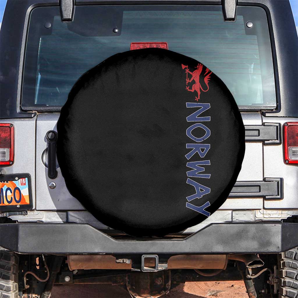 Norway Norwegian Lion Vintage Sports Design Norge Fan Spare Tire Cover TS11 No hole Black Print Your Wear