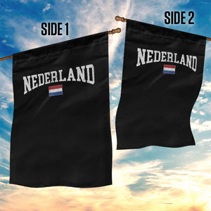 Nederland Sports Throwback Design Garden Flag Vintage Dutch Holland Flag Soccer Jersey Style