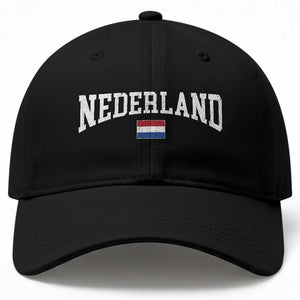 Nederland Sports Throwback Design Baseball Cap Vintage Dutch Holland Flag Soccer Jersey Style
