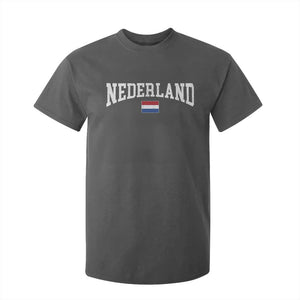 Nederland Sports Throwback Design T Shirt For Kid Vintage Dutch Holland Flag Soccer Jersey Style