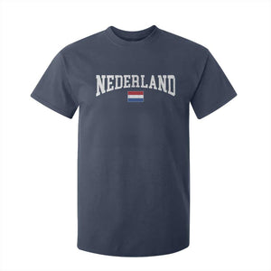 Nederland Sports Throwback Design T Shirt For Kid Vintage Dutch Holland Flag Soccer Jersey Style