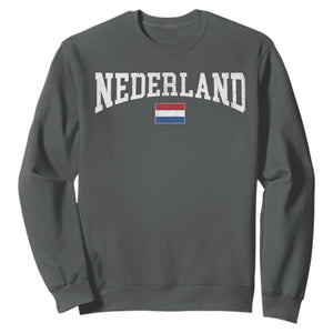 Nederland Sports Throwback Design Sweatshirt Vintage Dutch Holland Flag Soccer Jersey Style
