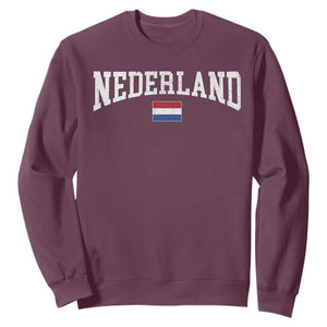 Nederland Sports Throwback Design Sweatshirt Vintage Dutch Holland Flag Soccer Jersey Style