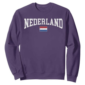 Nederland Sports Throwback Design Sweatshirt Vintage Dutch Holland Flag Soccer Jersey Style