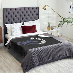 Norway Norwegian Lion Athletic Sports Jersey Style Throw Blanket