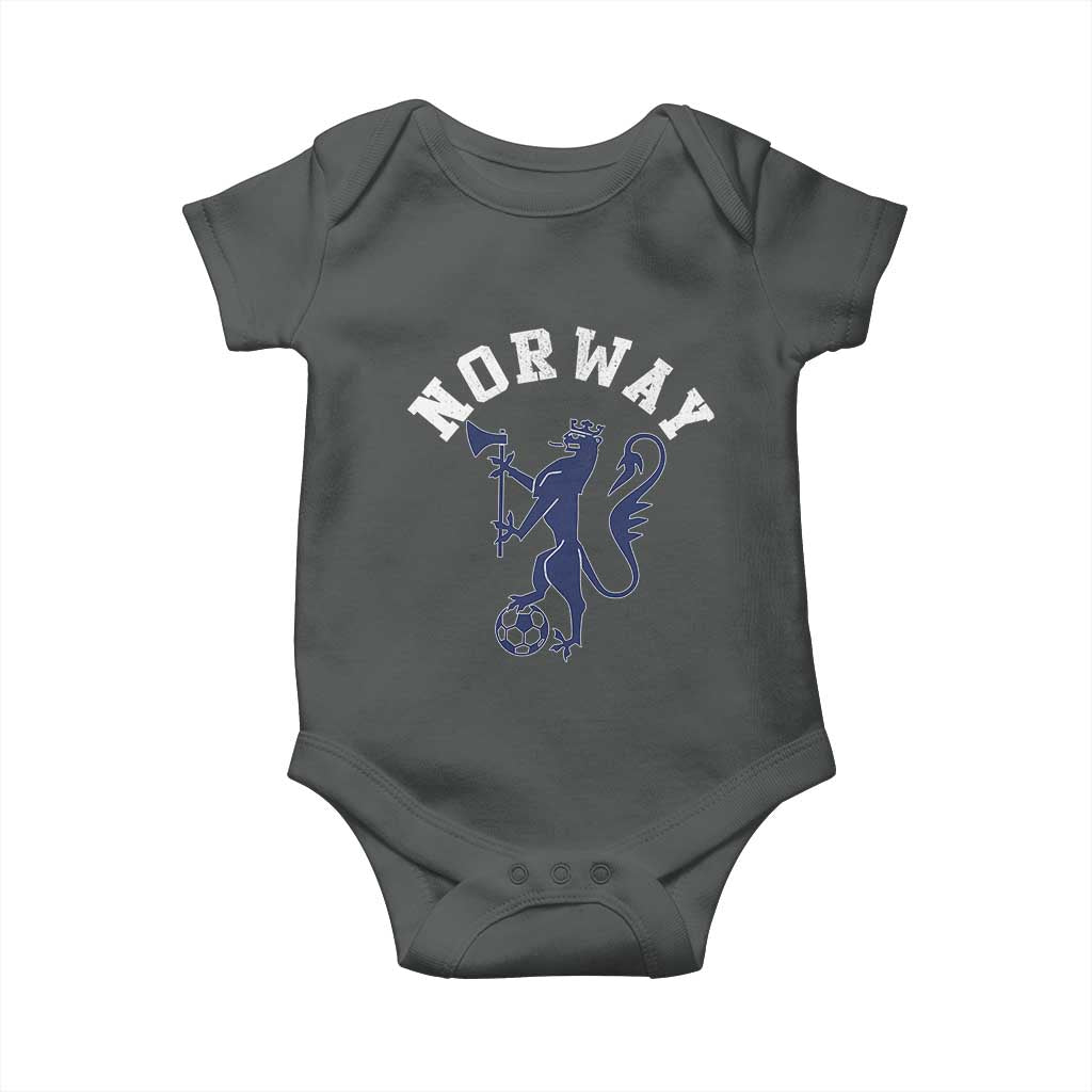 Norway Norwegian Lion Athletic Sports Jersey Style Baby Onesie