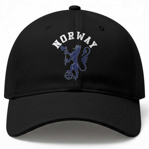 Norway Norwegian Lion Athletic Sports Jersey Style Baseball Cap