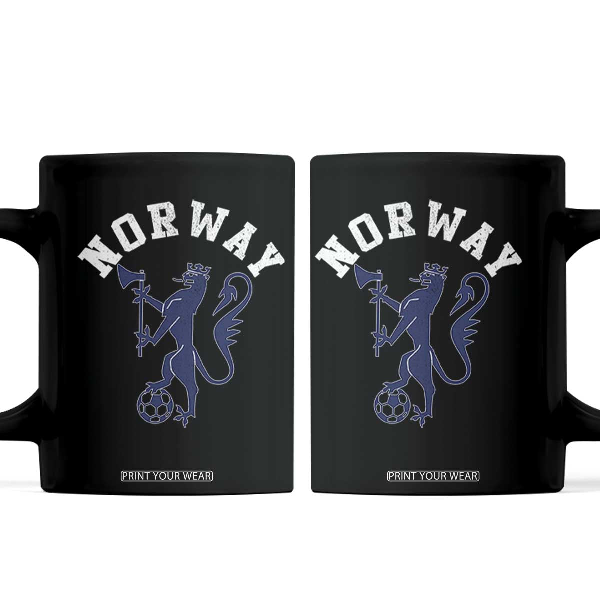 Norway Norwegian Lion Athletic Sports Jersey Style Coffee Mug