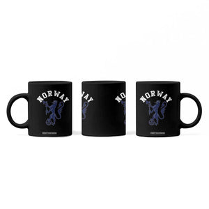Norway Norwegian Lion Athletic Sports Jersey Style Coffee Mug