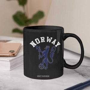 Norway Norwegian Lion Athletic Sports Jersey Style Coffee Mug