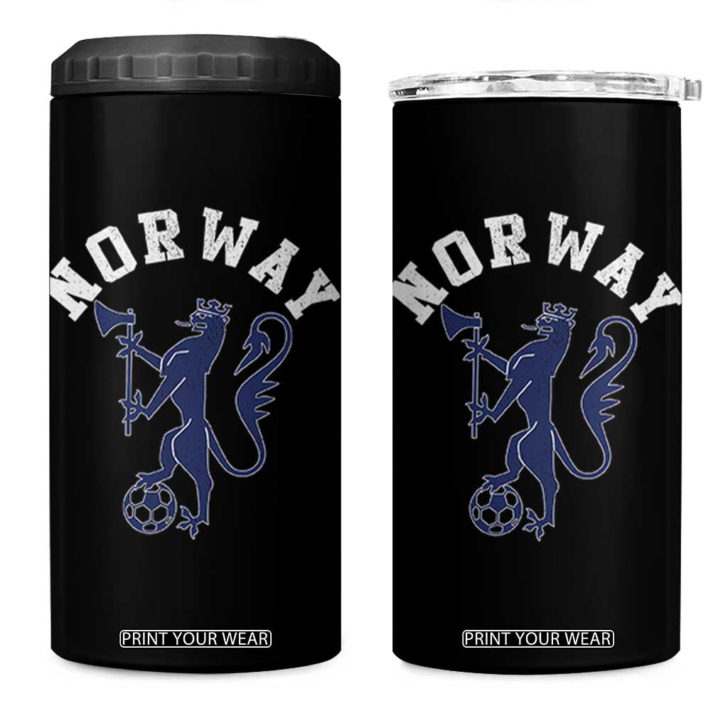 Norway Norwegian Lion Athletic Sports Jersey Style 4 in 1 Can Cooler Tumbler