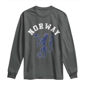 Norway Norwegian Lion Athletic Sports Jersey Style Long Sleeve Shirt