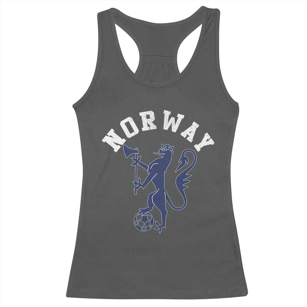 Norway Norwegian Lion Athletic Sports Jersey Style Racerback Tank Top