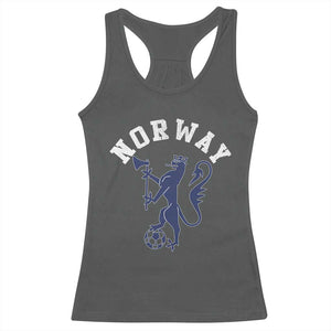 Norway Norwegian Lion Athletic Sports Jersey Style Racerback Tank Top