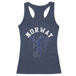 Norway Norwegian Lion Athletic Sports Jersey Style Racerback Tank Top